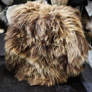A Sun Kissed In the Arctic - A Wild & Wonderful Natural Brown Long Wool Icelandic Sheepskin Rug
