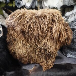 A Rare & Beautiful Naturally Curly Long Wool Icelandic Sheepskin Rug