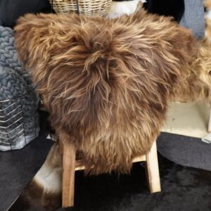 Beautiful Shades of Brown - A Gorgeous Long Wool Icelandic Sheepskin Rug