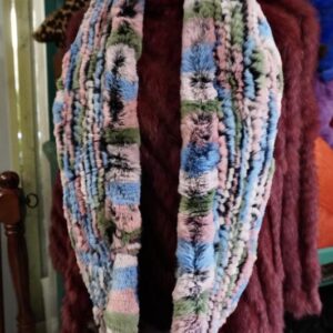 Beautiful Tones for your Winter Wardrobe -A Thickm Soft & Warm Rex Rabbit Fur Infinity Scarf