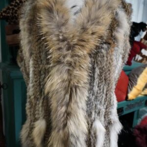 Natural Brown Rabbit Fur Vest -  This Garment can be Individualized - So it can be made Especially Just for You - ENQUIRE TODAY !!