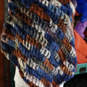 Perfect for those Winter Days - A Wonderful Lightweight & Warm Rabbit Fur Poncho