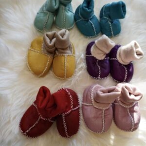 Warm, Soft & Durable - Shearling Booties - Wonderful Colours -  And They Stay on