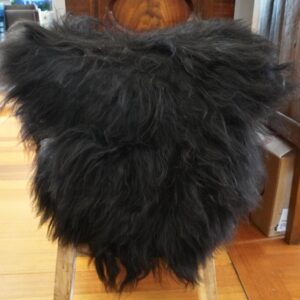Naturally Black & Naturally Beautiful - A Long Wool Icelandic Sheepskin Rug