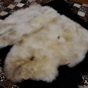 A Gorgeous Double European Natural Sheepskin Rug -