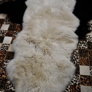 Thick, Soft & Totally Beautiful. - A Champagne Toned Double Length Sheepskin Rug