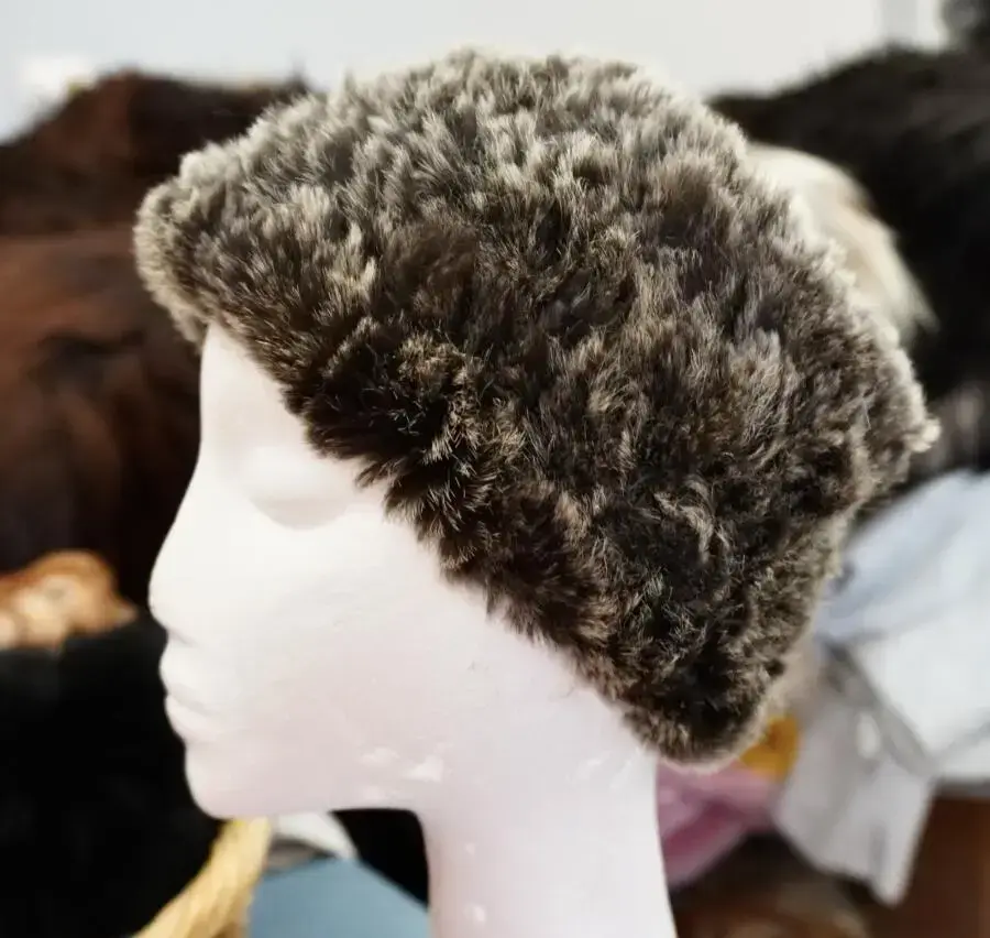 Super Warm Elasticized Rabbit Fur Head Warmers - Perfect for Winter