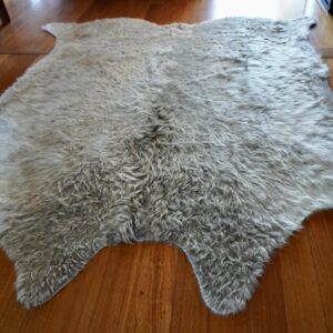 Wild & Wooly - A Stunning Thick & Curly Coat - A Superb Cowhide Rug
