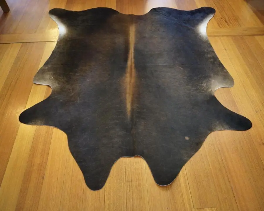 A Rug that can just go anywhere - A simply perfect Mid Sized Cowhide Rug