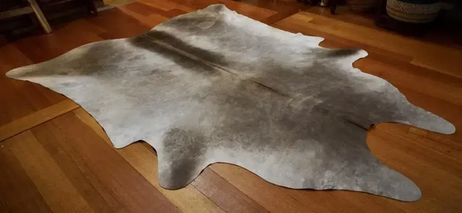 Soft Gold Tones - Subtle yet Definitive - A Hand Selected Premium Charolais Cowhide Rug