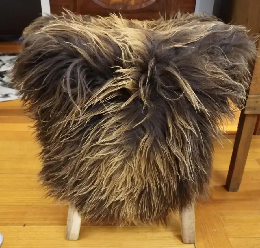 For Those with a Viking Heart  - A Beautiful Long Wool Icelandic Sheepskin Rug