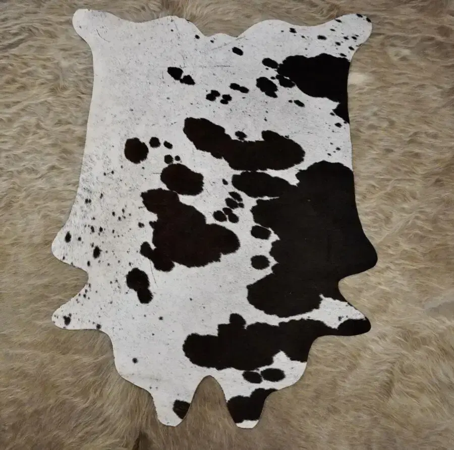 Basically Black & White - A Lovely Mini Cowhide Rug