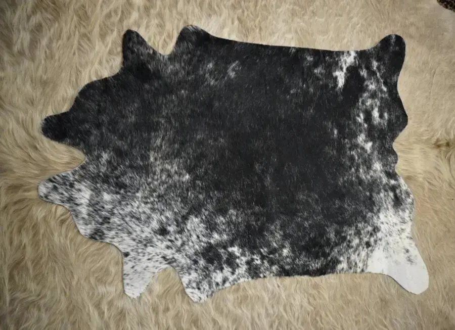 Bold Black and White - A Lovely Mini Cowhide Rug