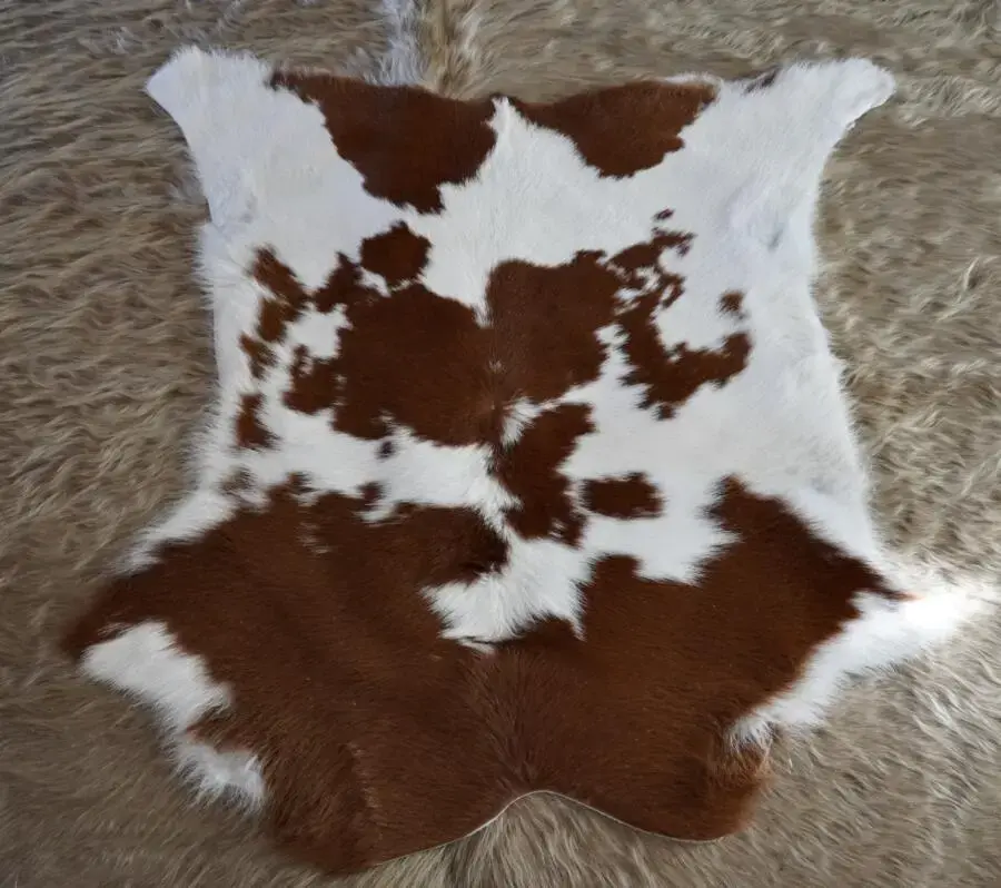 Caramel Brown and White - A Classic Country Rug