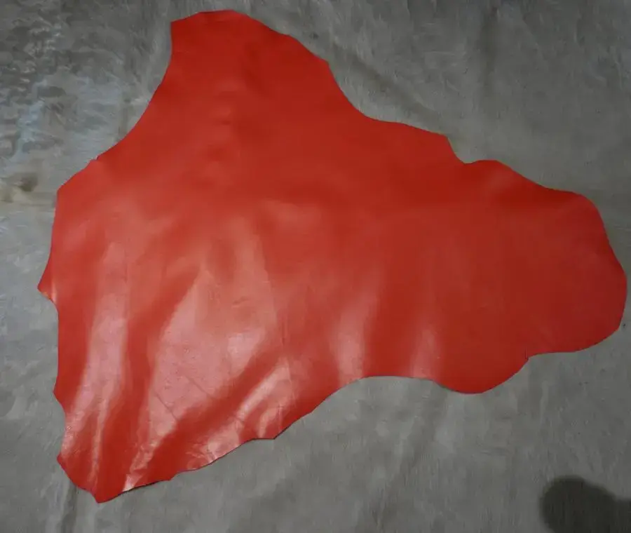 Bright Orange Kangaroo Leather