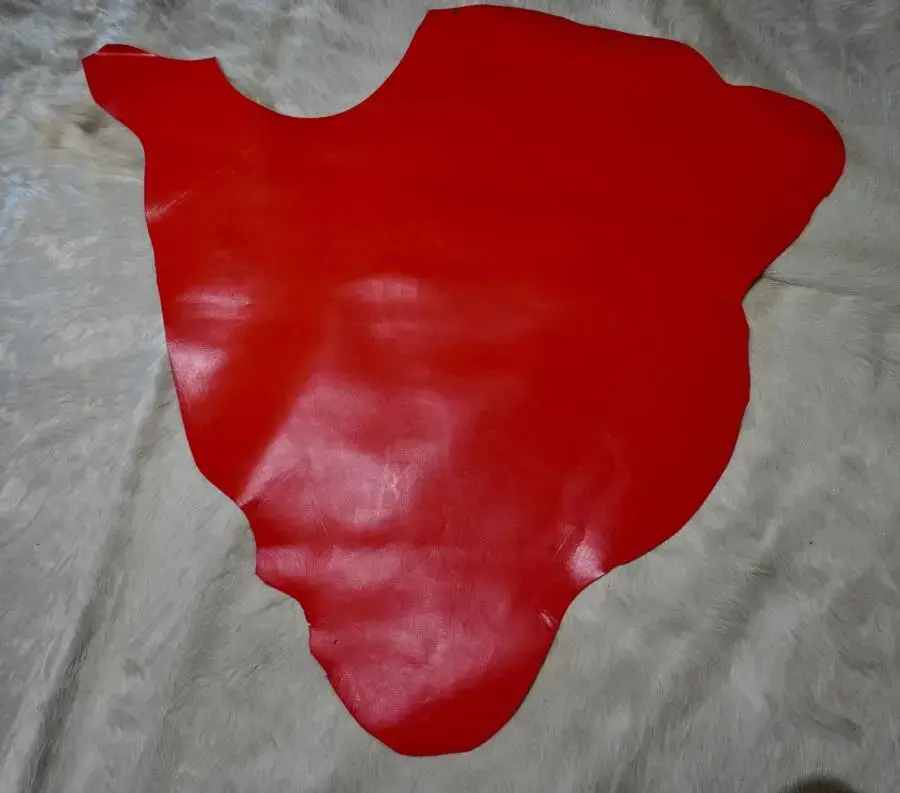 Fire Engine Red  Kangaroo Leather