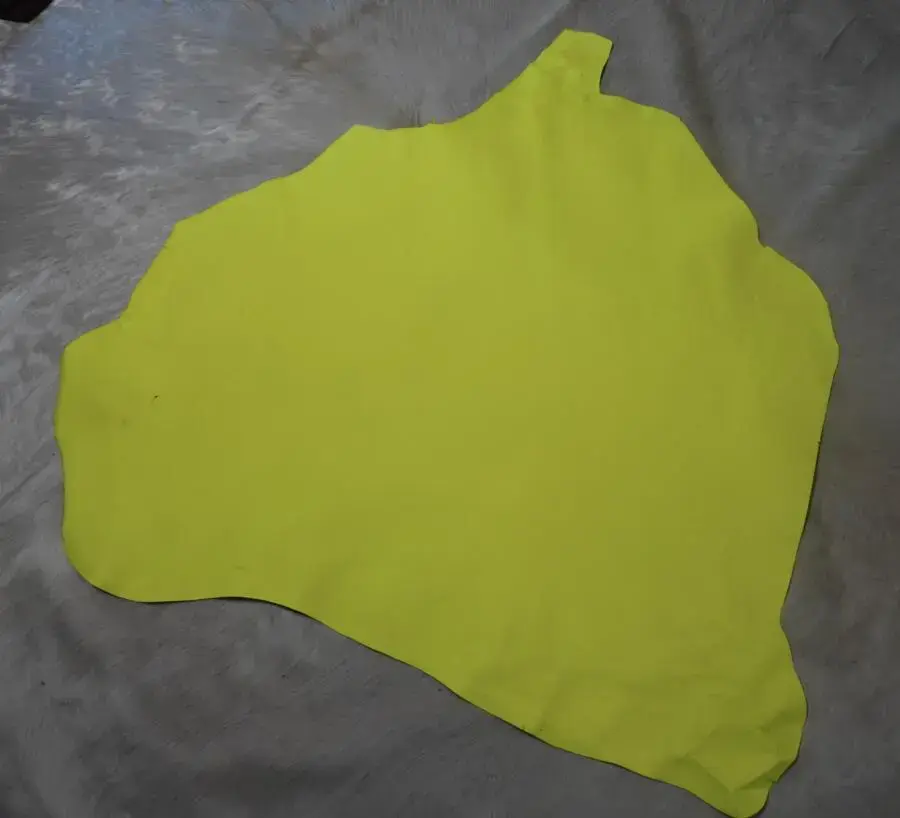 Fluro Green Kangaroo Leather -