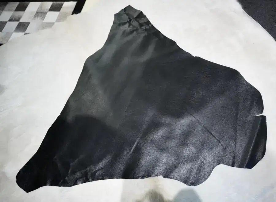 Black Australian Tanned Kangaroo Leather
