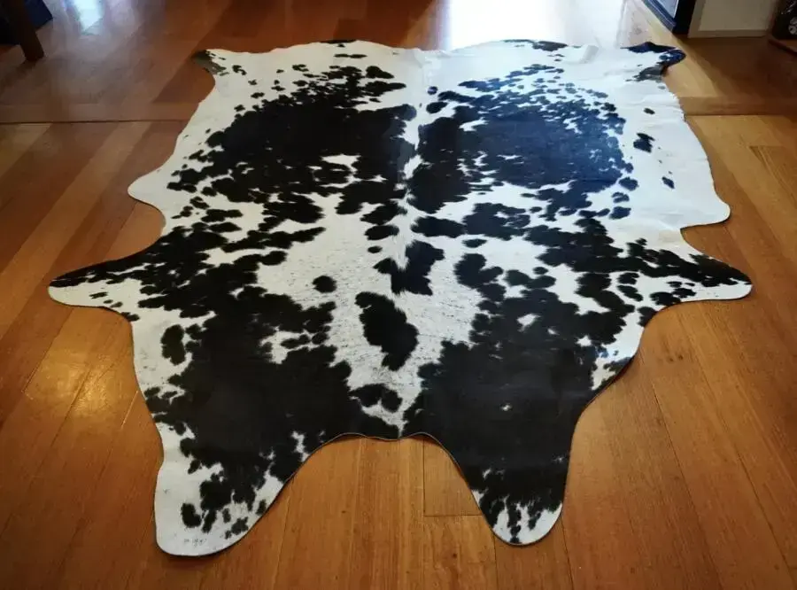 Bold and Beautiful - An Amazing 101 Dalmatians Speckle Park Cowhide Rug