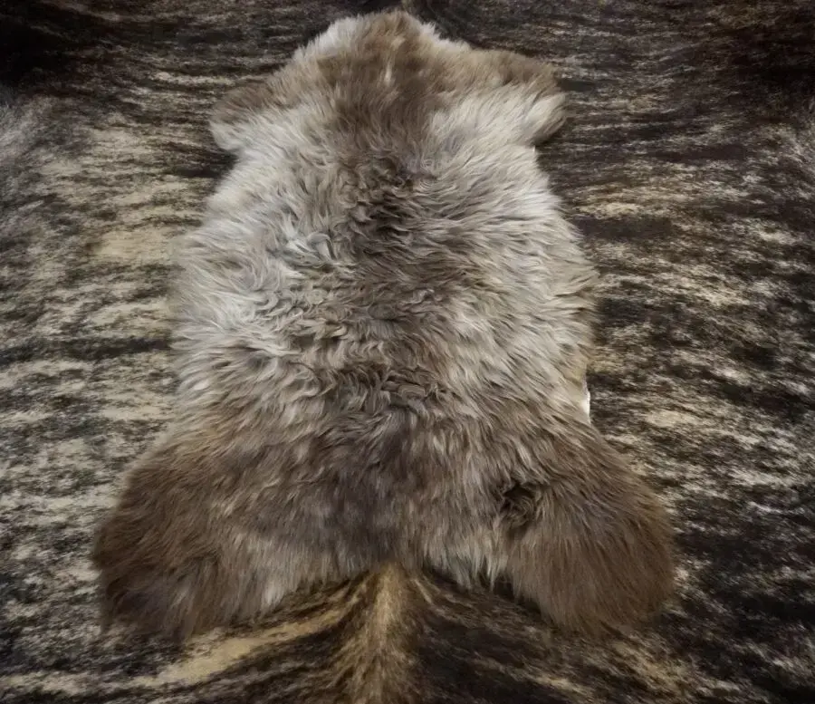 Wild & wooly - A Naturally Wavy Irish Sheepskin Rug
