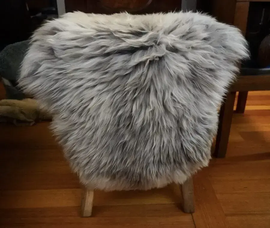 Thick , Soft & Warm, Naturally Textured Irish Sheepskin Rug