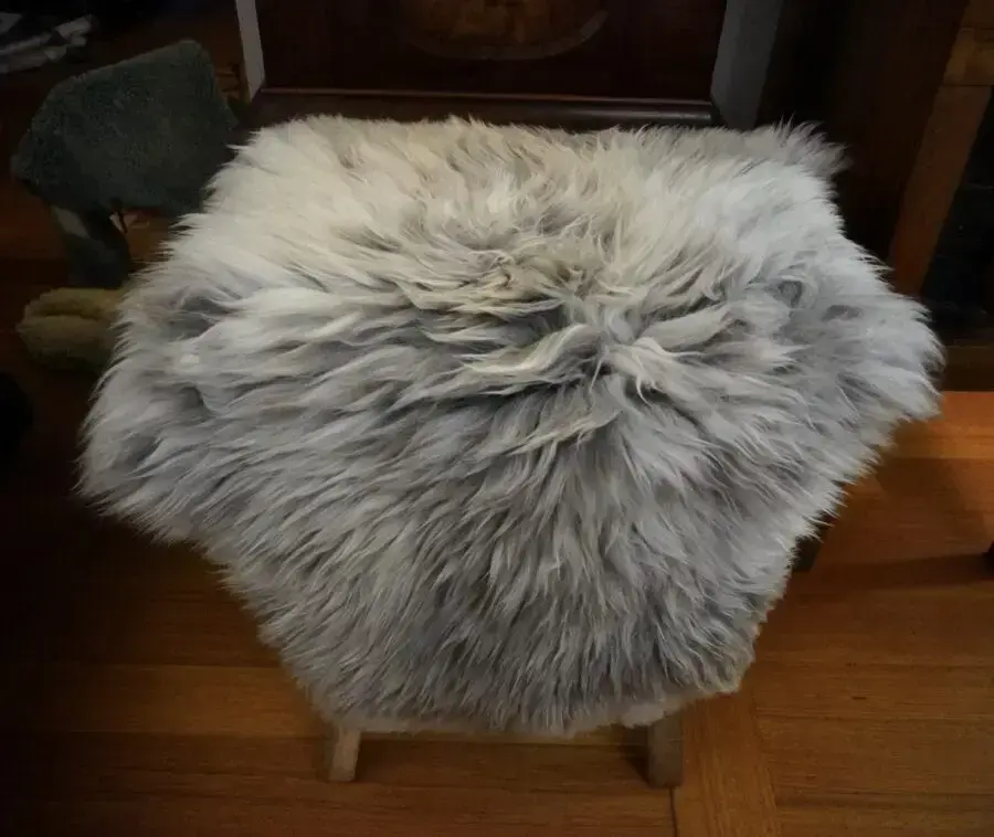 From The Green Hills of Ireland - A Naturally Textured Super Thick Sheepskin Rug