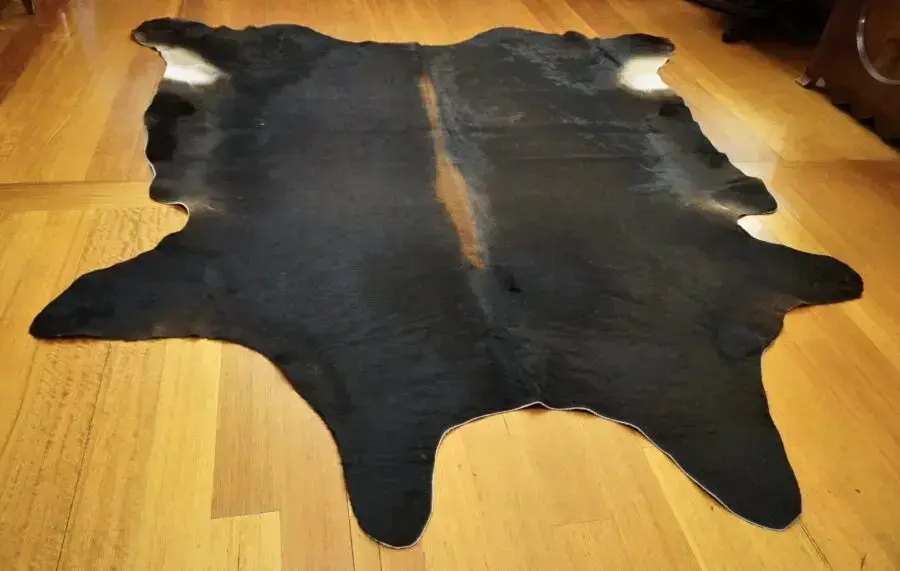 Big , Dark and Simply Beautiful - A Premium Hand Selected Cowhide Rug