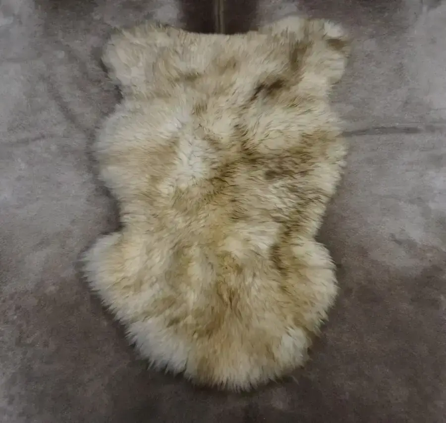 Soft & Beautiful - A Dark Tipped Irish Sheepskin Rug