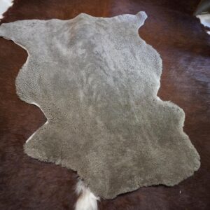 Neutral Colours - Soft Tones - A Trimmed Curly Sheepskin Rug