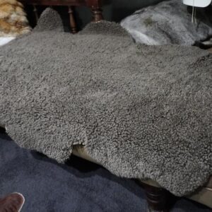 Natural and Neutral - A Beautiful Trimmed Curly Sheepskin Rug