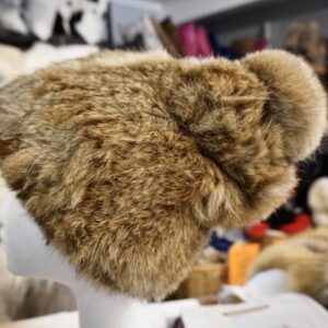 Super Thick and Soft Natural Rabbit Fur Beanies