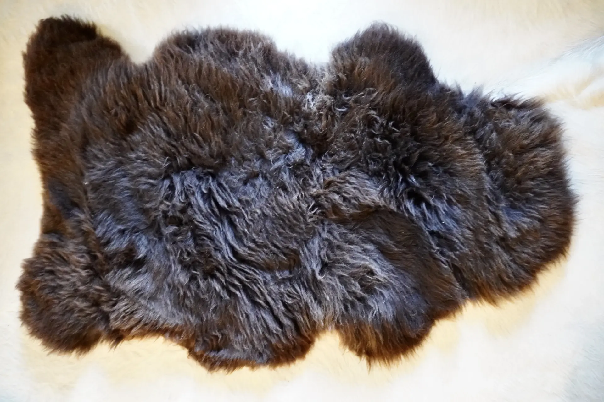 Swiss Mountain Brown - A Stunning Natural Sheepskin Rug - Image 3