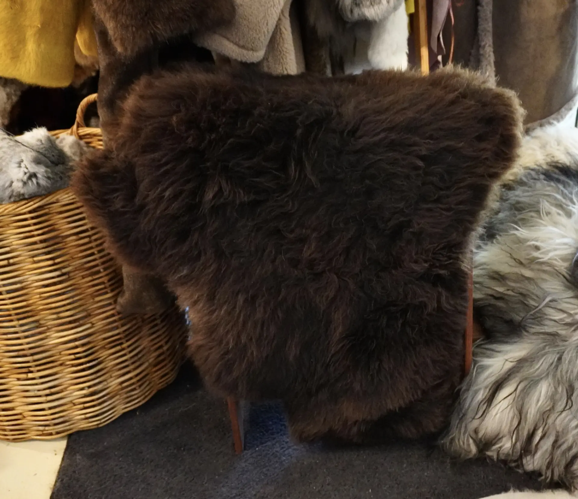 Swiss Mountain Brown - A Stunning Natural Sheepskin Rug - Image 4
