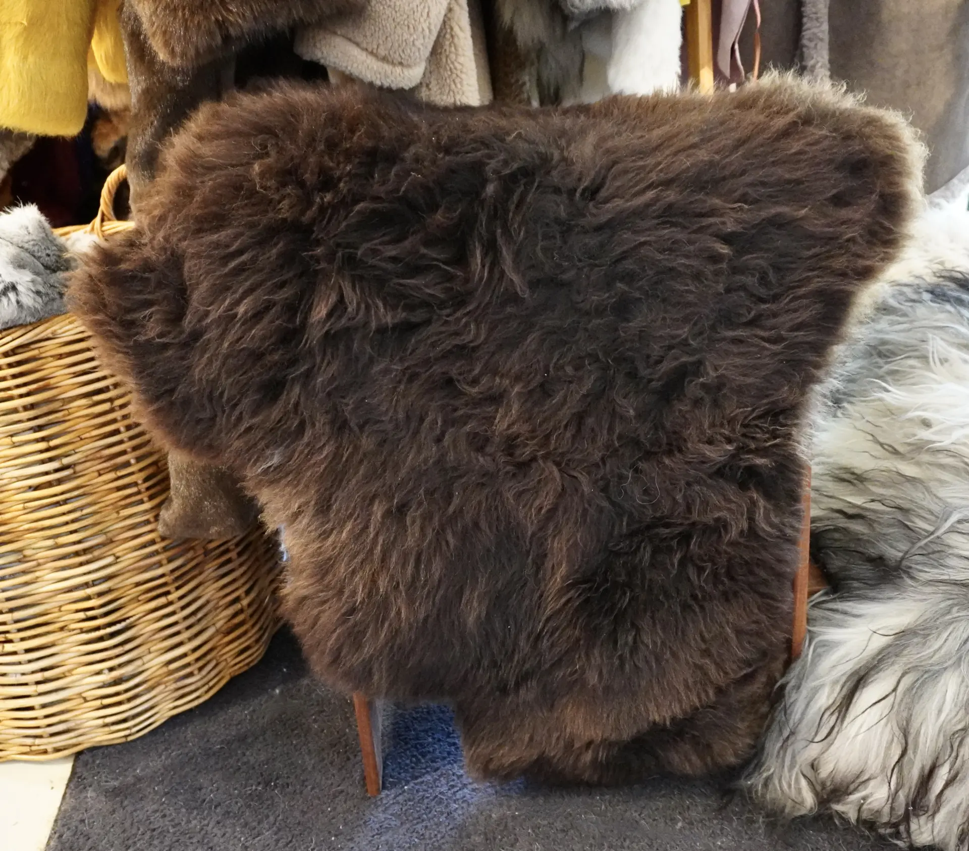 Swiss Mountain Brown - A Stunning Natural Sheepskin Rug