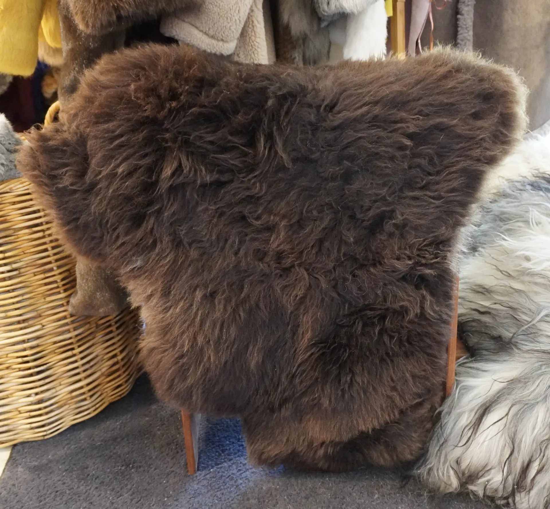 Swiss Mountain Brown - A Stunning Natural Sheepskin Rug - Image 6