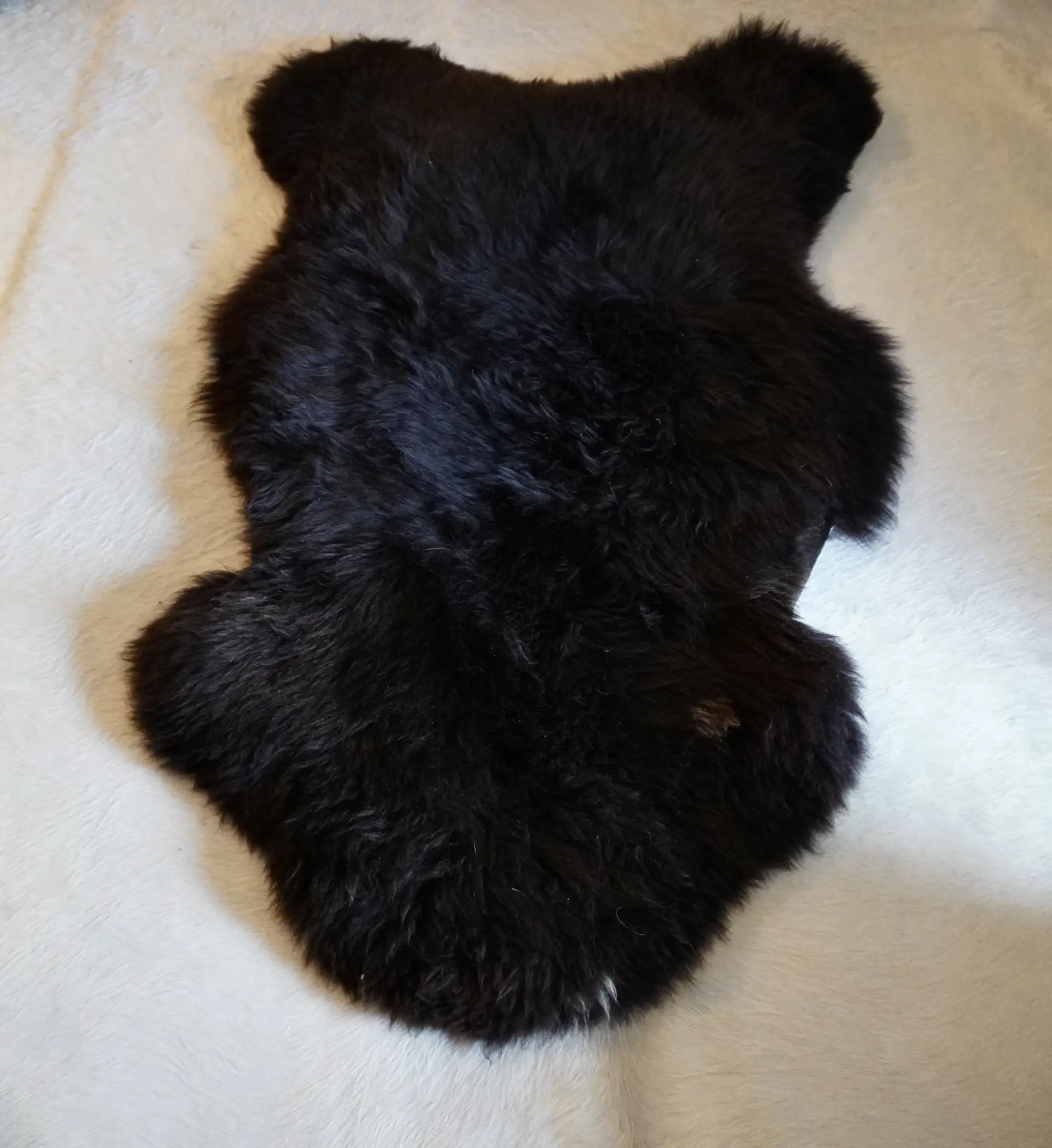 A Beautiful European Sourced Swiss Mountain Sheepskin Rug - Image 9